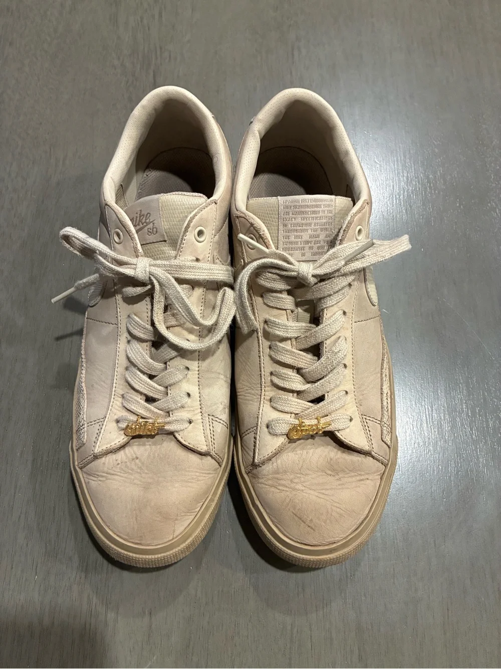 Nike SB mens Low-Top Sneakers in Light Beige